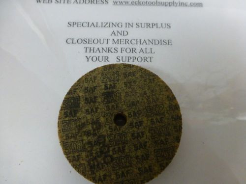 Abrasive convolute deburring wheel 2-1/2&#034;diamx1/2&#034;wide steel/stn 3m new $4.00 for sale