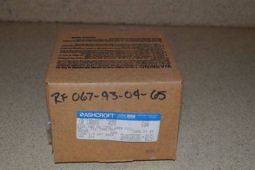 ** ASHCROFT 3HA50536-015 METRIC CASE GUAGE TYPE 1008 NEW IN BOX (14)