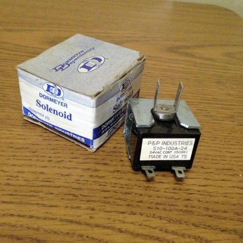 DORMEYER / P&amp;P INDUSTRIES S10-100A-24  25VDC SOLENOID VALVE