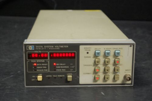 HP Agilent 3437A System Voltmeter