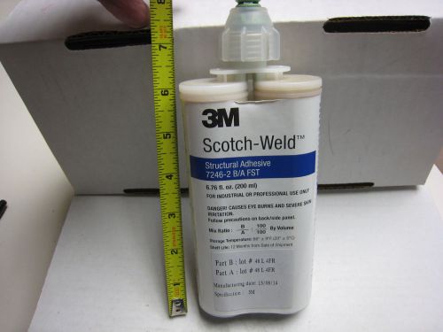 3M  7246-2 B/A FST 200ML SCOTCH WELD STRUCTURAL ADHESIVE EPOXY HEAVY DUTY NOS