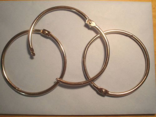 3 -   3&#034;  LOOSELEAF  BINDER  RING