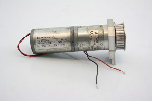 Dunkermotoren gr42x25 24v 15w 3600 rpm dc motor + plg42s gearbox tested good for sale