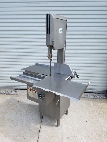 Biro 1433 meat &amp; bone cutter band saw, 220 volt, 3 phase, 2 hp for sale