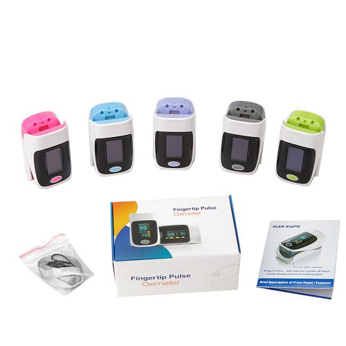 Precise LED Oximeter Finger Designed Pulse Blood Oxygen SpO2 Monitor Alarm