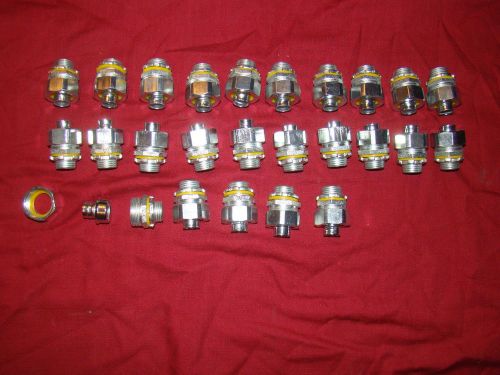 25 Crouse-Hinds LT50 1/2&#034; flex conduit connectors NIB