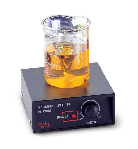 Hanna instruments hi 190m-1 magnetic mini-stirrer with speedsafe 110/115 v po... for sale