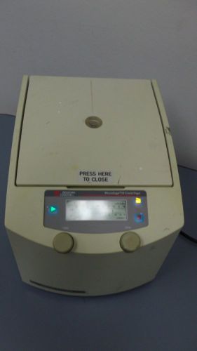 Beckman Coulter Microfuge 18 Centrifuge w/ Rotor &amp; Lid Working Microcentrifuge