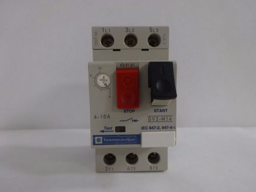 Telemecanique gv2-m14 motor circuit breaker for sale