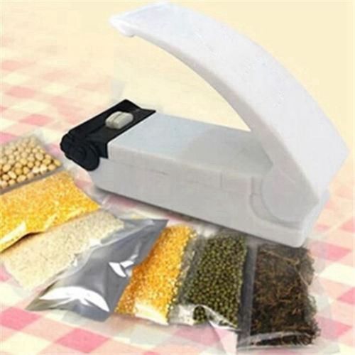 1x heat sealing machine impulse poly tubing pack plastic bag black+white sealer for sale