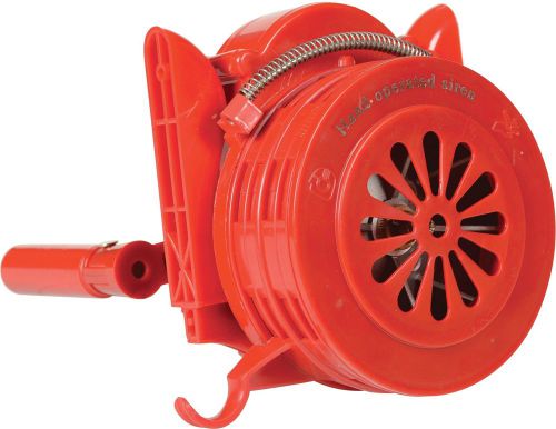 1/4 Mile Industrial Emergency Police Fire Alarm Sound Hand Crank Plastic Siren