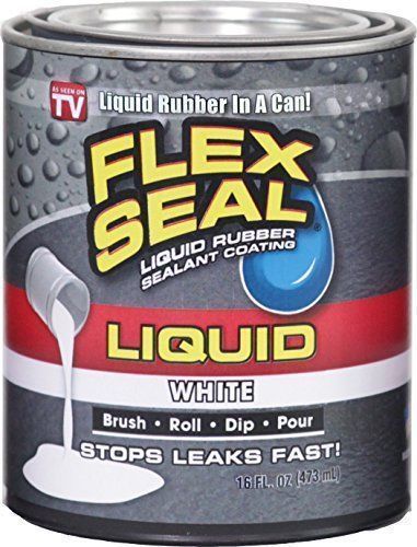 Flex seal liquid large 16oz white x2  brush roll dip pour! white for sale