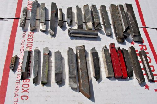 MACHINIST LATHE TOOL BIT LOT 28 PC CUTTING BITS