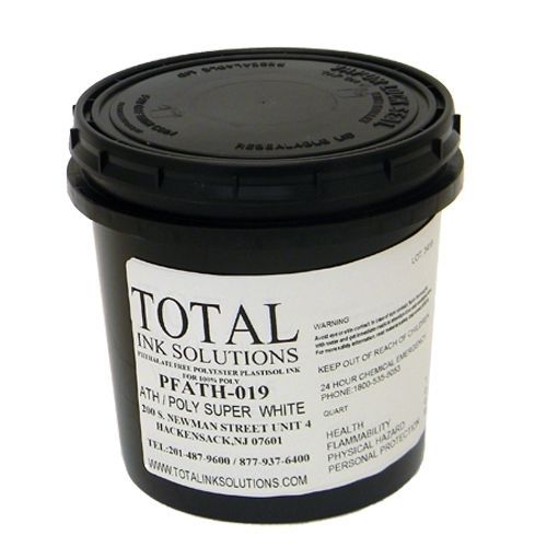 Athletic Poly Plastisol Ink - Quart-White