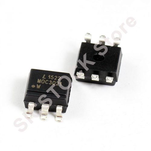 (5PCS) MOC3021S-TA1 OPTOISO 400VDRM TRIAC OUT SMD 3021 MOC3021