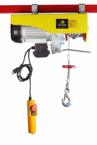 Sdt 2200 lbs electric wire cable hoist remote garage shop overhead crane lift for sale