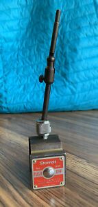 Starrett 657 Magnetic Base w/ Fine Adjust Post USA Machinist Tool