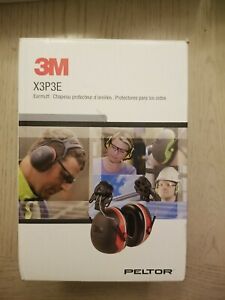 3M X3P3E Peltor Ear Muffs X3 Series Black/Red NRR 25 dB Hard Hat Attachment