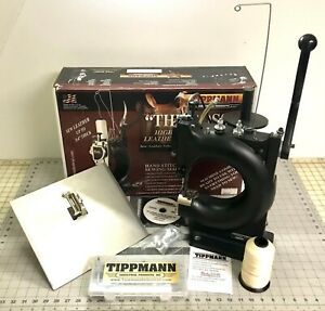 TIPPMANN &#034;THE BOSS&#034; HAND STITCHER: MODEL H.S. W/ FLATBED ATTACHMENT-READ BELOW!!