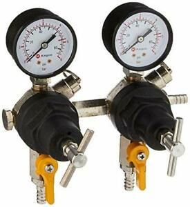 Kegco Secondary Regulator Double Gauge