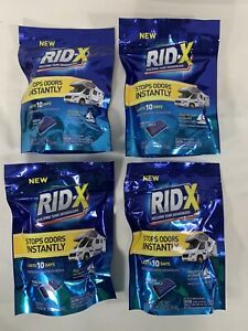 4 Packs Of Rid-X 8 Holding Tank Biodegradable Deodorizer Pods Boat RV Toilets