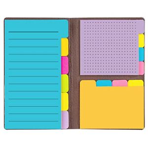 Colored Divider Sticky Notes Bundle Set Self-Stick Note- Sticky Note Pads with -