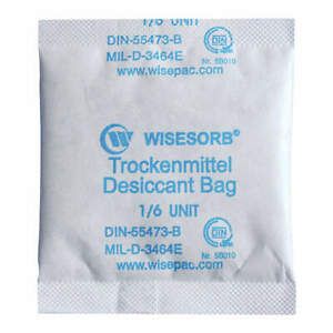 GRAINGER APPROVED 20TM04 Desiccant,Tyvek Bags,PK1200