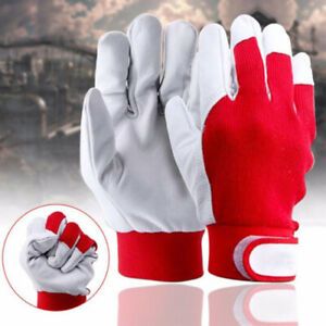 Finger Weld Monger Welding Gloves Heat Shield Cover Safety Guard Protection Red