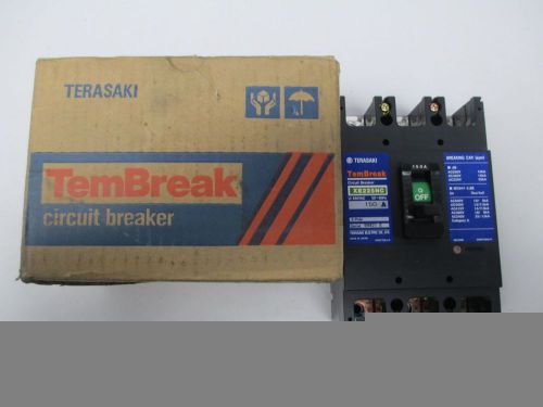 New terasaki electric xe225nc 3p 150a amp 690v-ac circuit breaker d303753 for sale