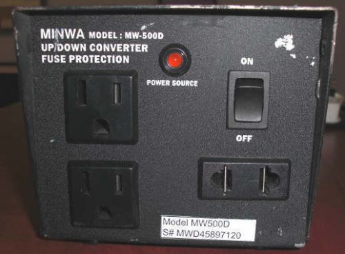 Minwa model mw-500d transformer for sale