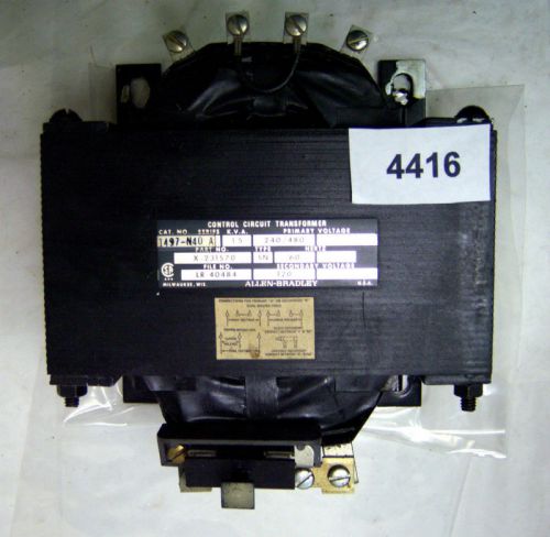 (4416) allen bradley transformer 1497-n40a 1.5 kva for sale