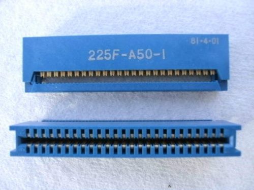 Card edge connector, socket, 50 pos idc  pitch .100&#034; (2.54mm)   lot of (4) for sale