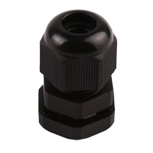 Waterproof 50 Black Cable Gland Connectors PG9 Plastic