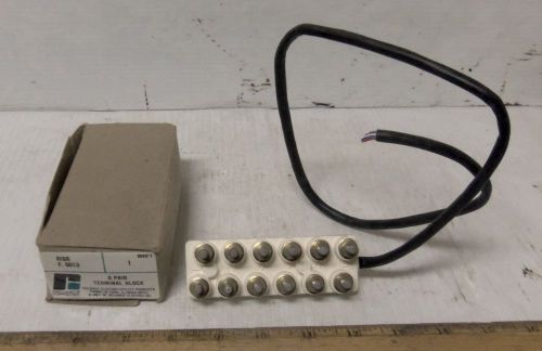 Reliance comm / tec - 6 pair terminal block - p/n: ris6  (nos) for sale