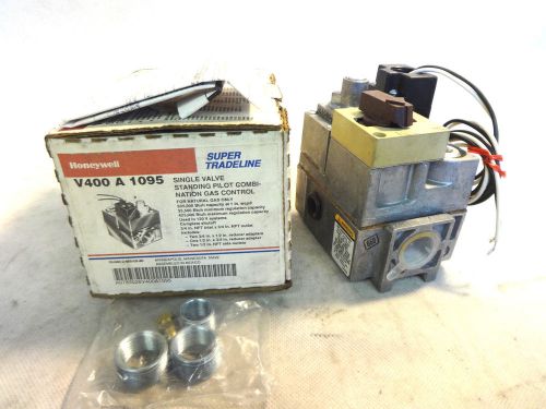 NEW HONEYWELL V400A 1095 SINGLE VALVE STANDING PILOT COMBINATION GAS CONTROL