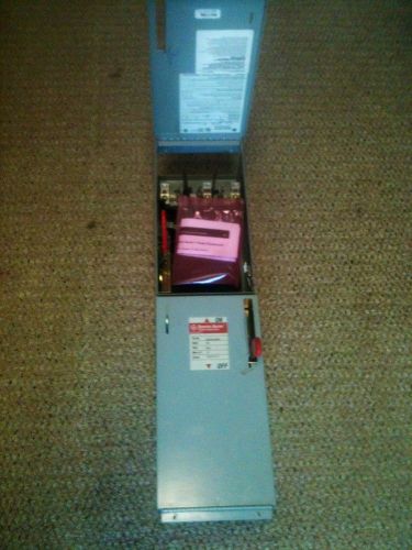Ge ads36100hd spectra series fusible switch unit 600v 100a 3ph,&#034;new&#034; for sale
