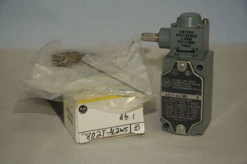 Allen bradley 802t-al2w5 oiltight limit switch nema 13 bulletin 802t new in box for sale