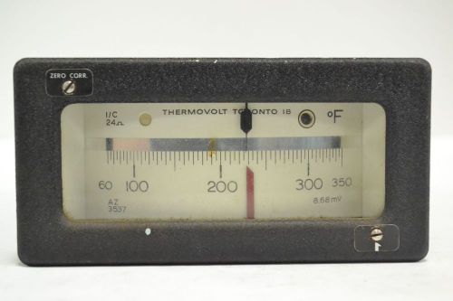 Thermovolt az3537 toronto 18 60-350f panel meter 110v-ac 50a amp b284209 for sale