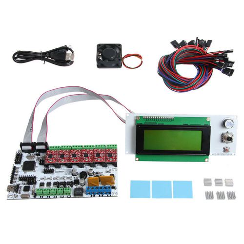 Geeetech rumba atmega2560 stepstick driver a4988 heatsink lcd 2004 reprap for sale