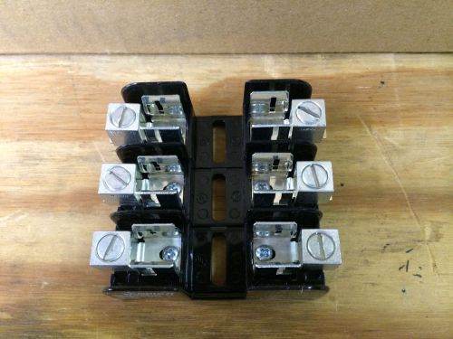 Gould shawmut 20308d 250v/30a fuse block class h/k fuses - new in box for sale