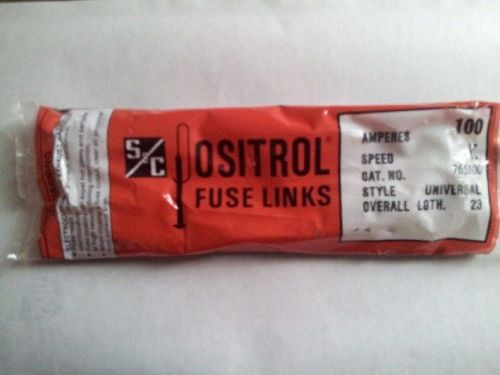 New S/C Positrol 265510C Fuse Link 100 Amp Type Universal