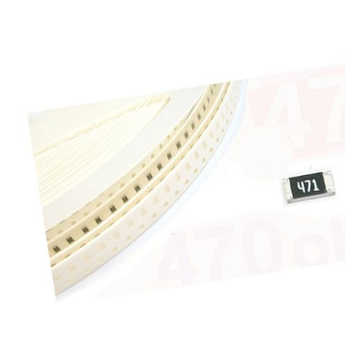 1000 x SMD SMT 0805 Chip Resistors Surface Mount 470R 470ohm 471 +/-5% RoHs