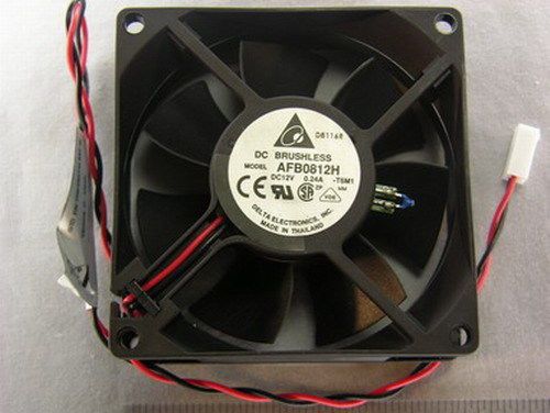 4 Delta AFB0512H 80x80x25.4mm 12V Box Fans