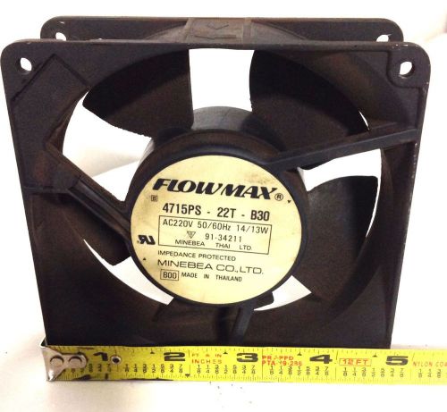 Minebea * 14/13w 220vac flow max fan * 4715ps-22t-b30 for sale