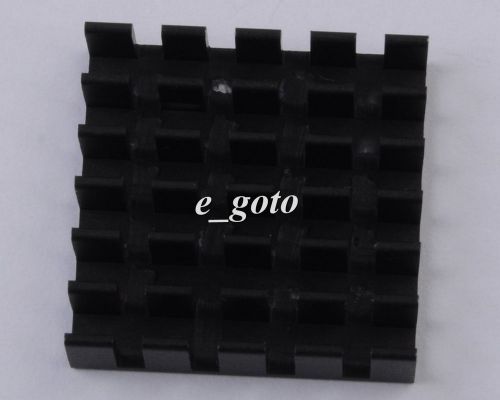 10PCS Black Heat Sink 19x19x5mm IC Heat Sink Aluminum 19*19*5MM Cooling Fin