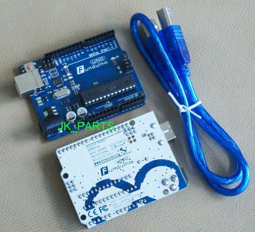 Uno r3 development board atmega328p-pu atmega16u2 for arduino compat+usb cable for sale