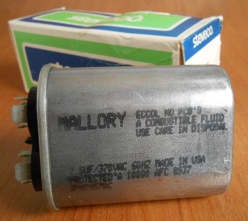 Steveco motor run capacitor cr7x5370 7.5 mfd 370 v ac new old stock for sale