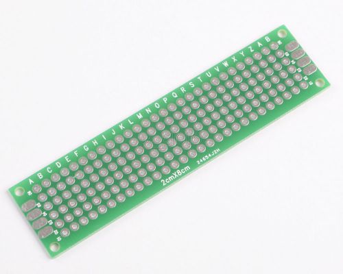 5pcs universal double side board pcb diy prototype paper pcb 2x8cm 1.6mm for sale