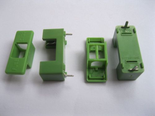 300 pcs PTF-7 DIP Fuse Holder 6.3A 250V for 5x20 Green