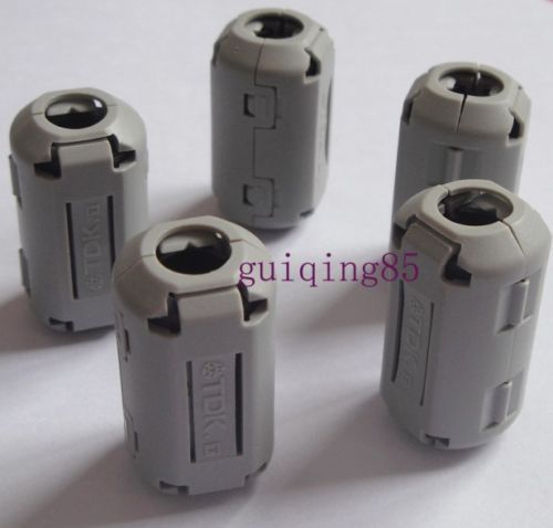 5 X EMI TDK 9mm Clip-on RFI Filter Snap Around Ferrite